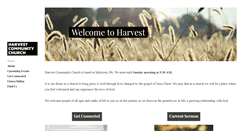 Desktop Screenshot of harvestcommunitychurch.net